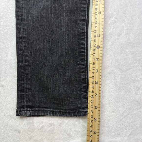 Abercrombie & Fitch Jeans Men 31x30 Black Langdon Skinny Jeans Used With Spots - Picture 10 of 16